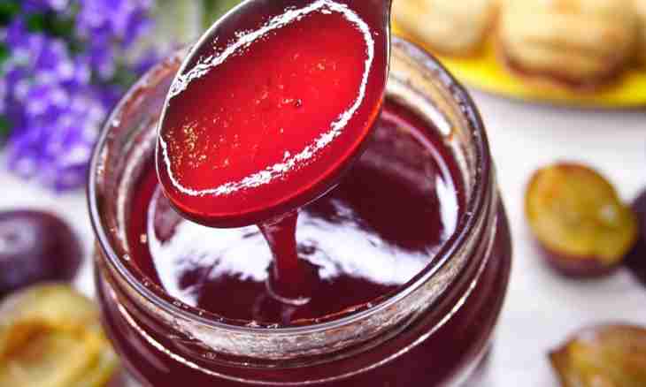 The simplest recipe of jam from plum