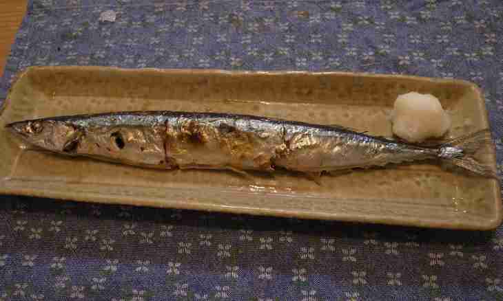 How to make simple fish roll from a saury in an oven
