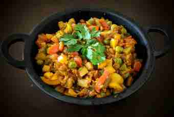 Ragout from squash