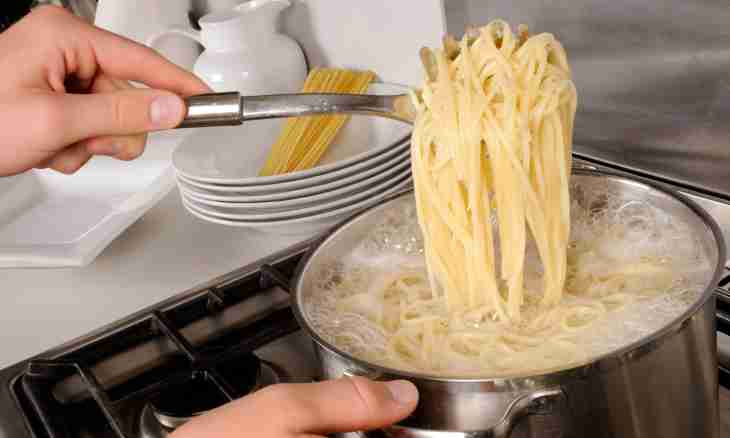 As it is correct to cook pasta