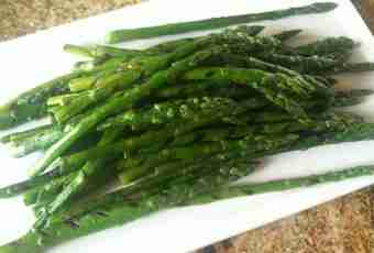 How to freeze an asparagus for the winter