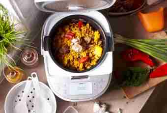 Casserole with forcemeat in the multicooker