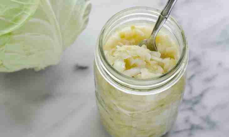 How quickly to ferment cabbage with tangerines and apples