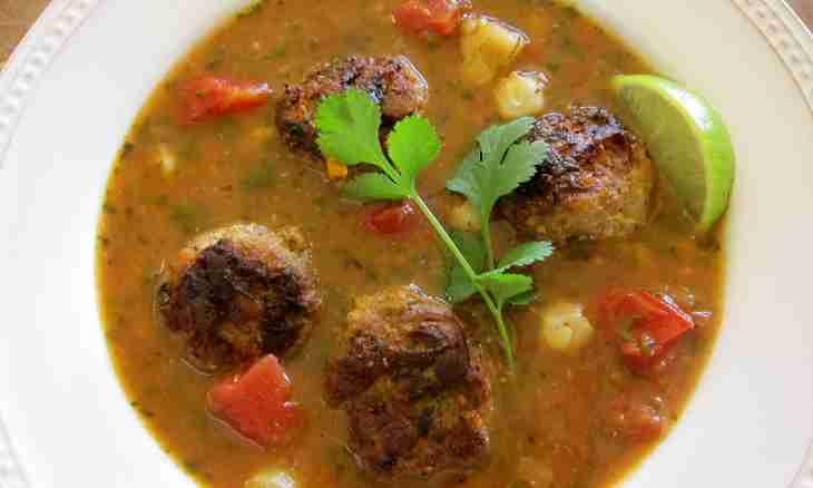 How to cook meatballs soup