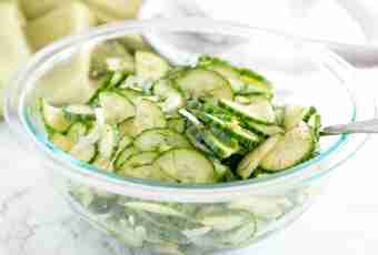 Cucumbers salad