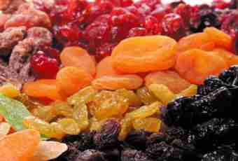 What can be prepared from dried fruits