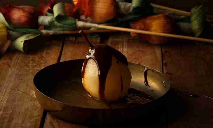 Dessert "Pear chest"