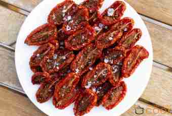 We cook dried tomatoes