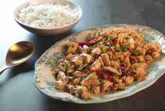 How to make chicken in Chinese with peanut