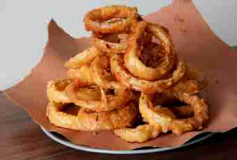 Crunchy onions rings