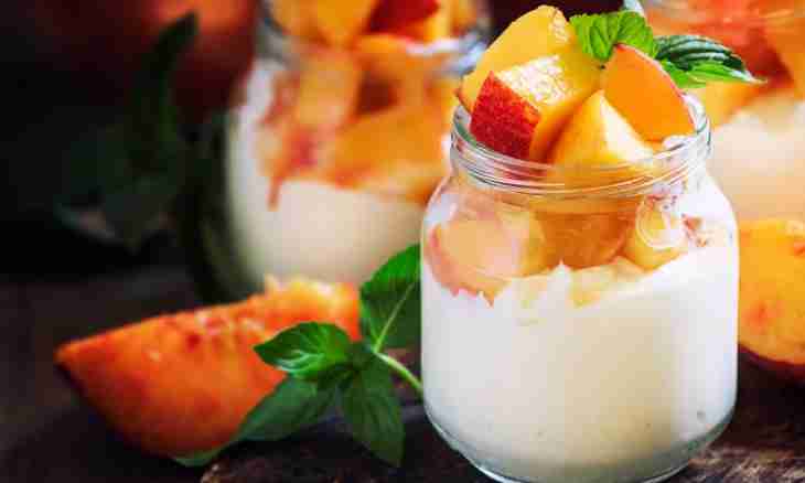 Cottage cheese dessert with apricots