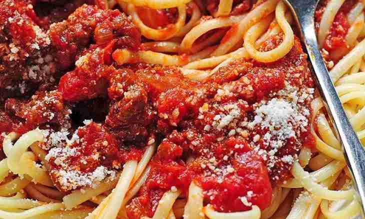 Recipes of sauces for spaghetti