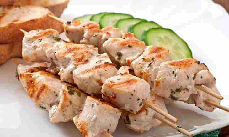 How to make pork shish kebab on kefir