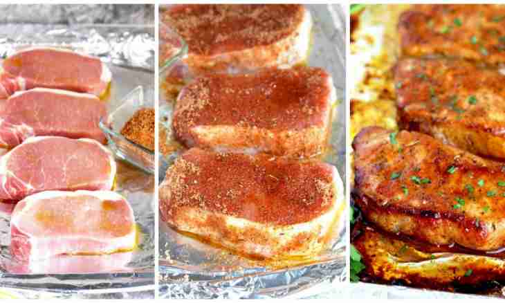 How to make the pork baked in an oven
