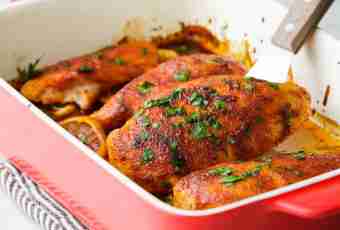 How tasty to bake chicken in an oven