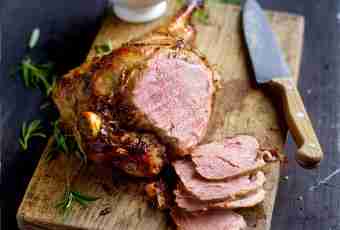How to make a saddle of a lamb in the test