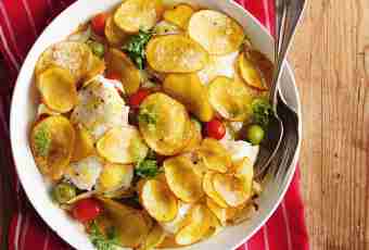 How to bake potato with vegetables