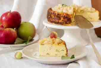 Apples cottage cheese casserole