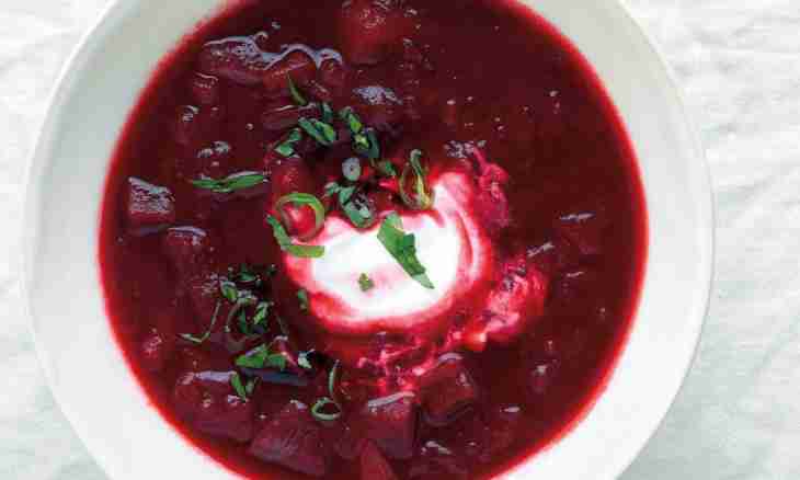 How to cook red borsch with beet