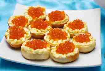 Red caviar: recipe