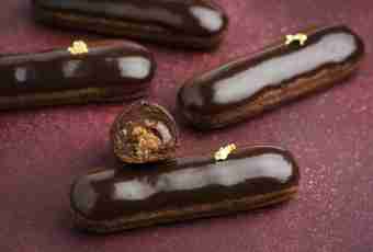 How to prepare nut eclairs