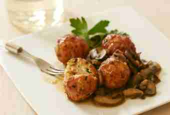 Meatballs with gentle potatoes