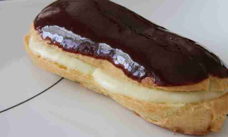 How to prepare cream for an eclair