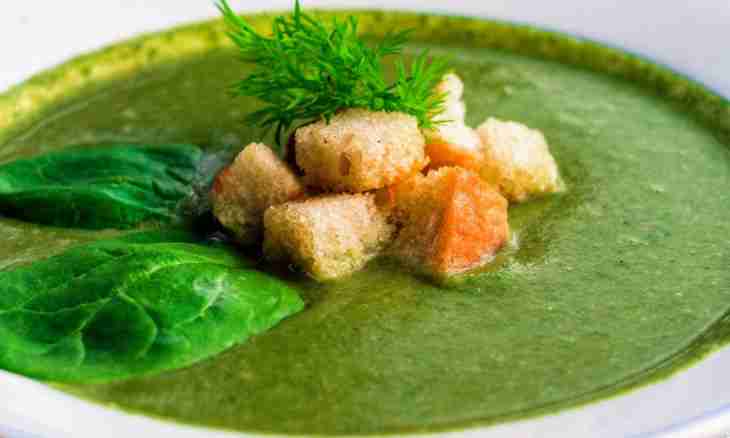 Chicken spinach cream soup