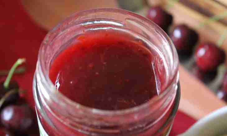 How to make cherry jam with gel grain sugar
