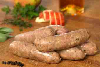 Home-made chicken sausages