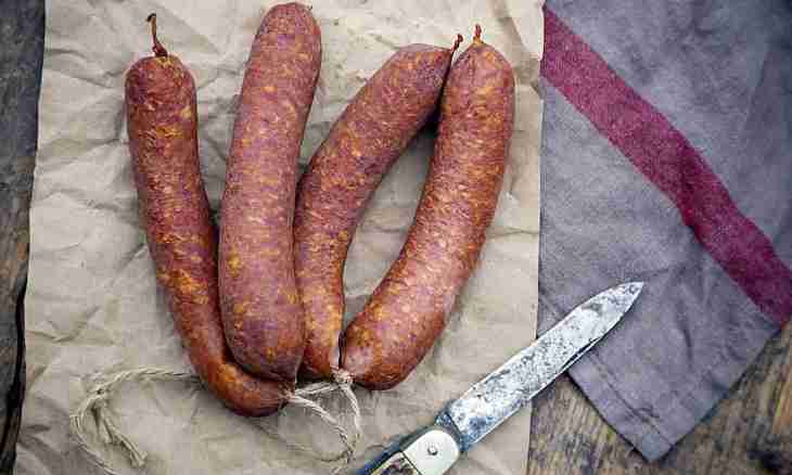 How to dry sausage