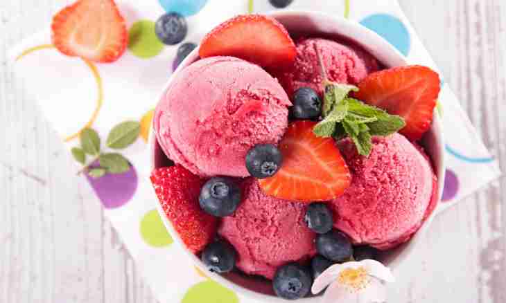 How to make jelly with fruit and ice cream