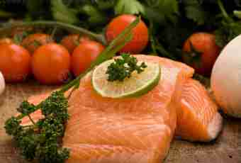 Caloric content of a silver salmon, useful properties and preparation