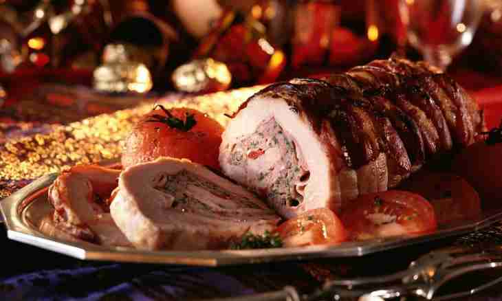 Festive boiled pork by New year