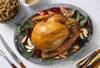 Recipes of dishes from a turkey