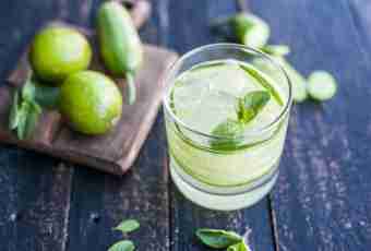 Melon with a lime, mint and ginger