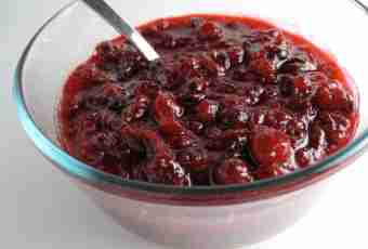 Cranberry sauce - refined addition to meat