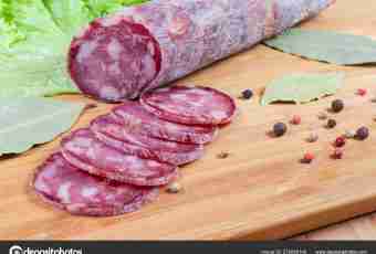 Home-made dry-cured sausage without gut