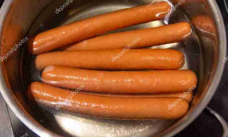 Dietetic home-made boiled sausage