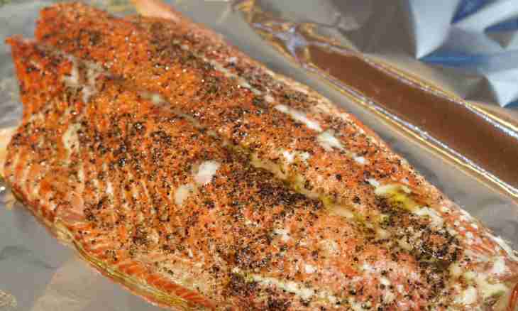 How to prepare a salmon in an oven