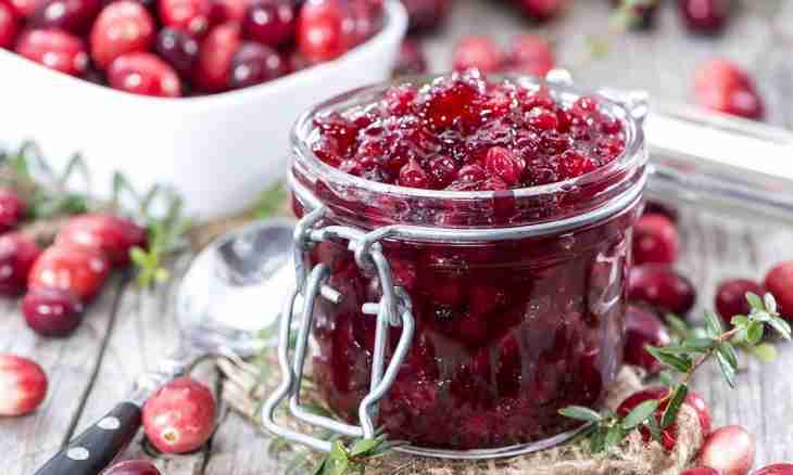 How to make confiture of cowberry