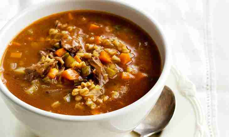How to cook pearl-barley soup