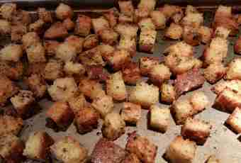 How to make croutons with garlic