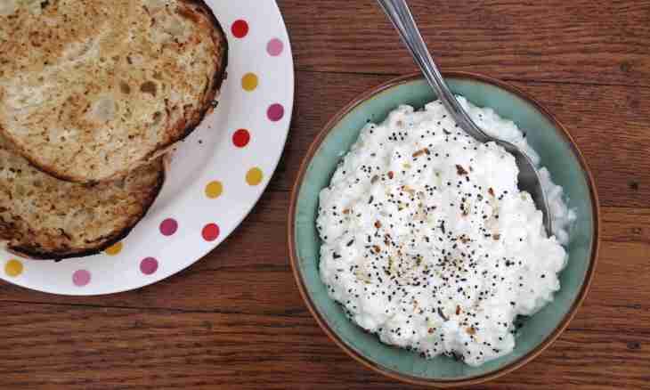 What can be prepared from cottage cheese for breakfast