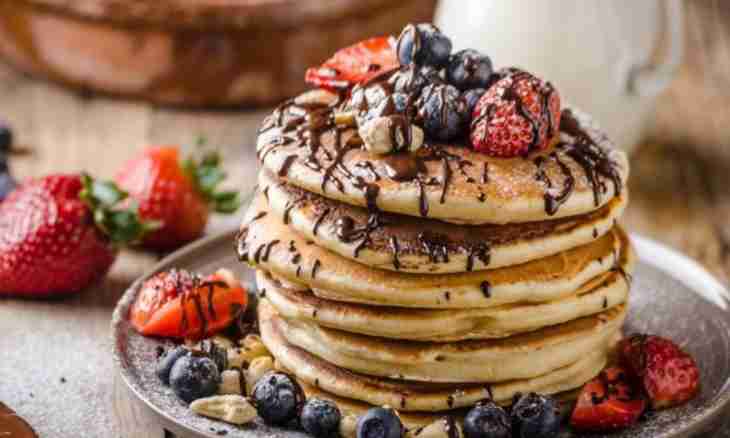 Recipe of lacy pancakes