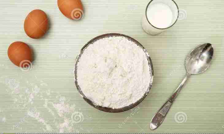 What can be prepared from flour, without having some milk and eggs