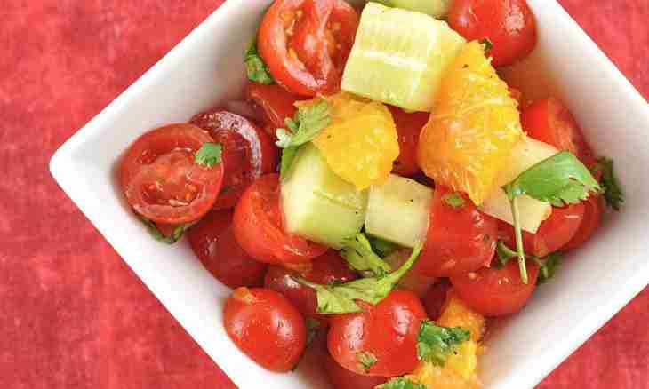 Step-by-step recipe of salad ""Orange Segment"