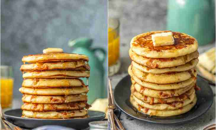 How to bake usual pancakes