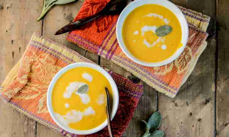 How to make pumpkin cream soup and fast flat cakes of pita