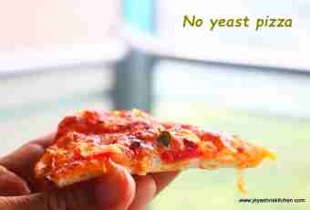 Pizza without yeast